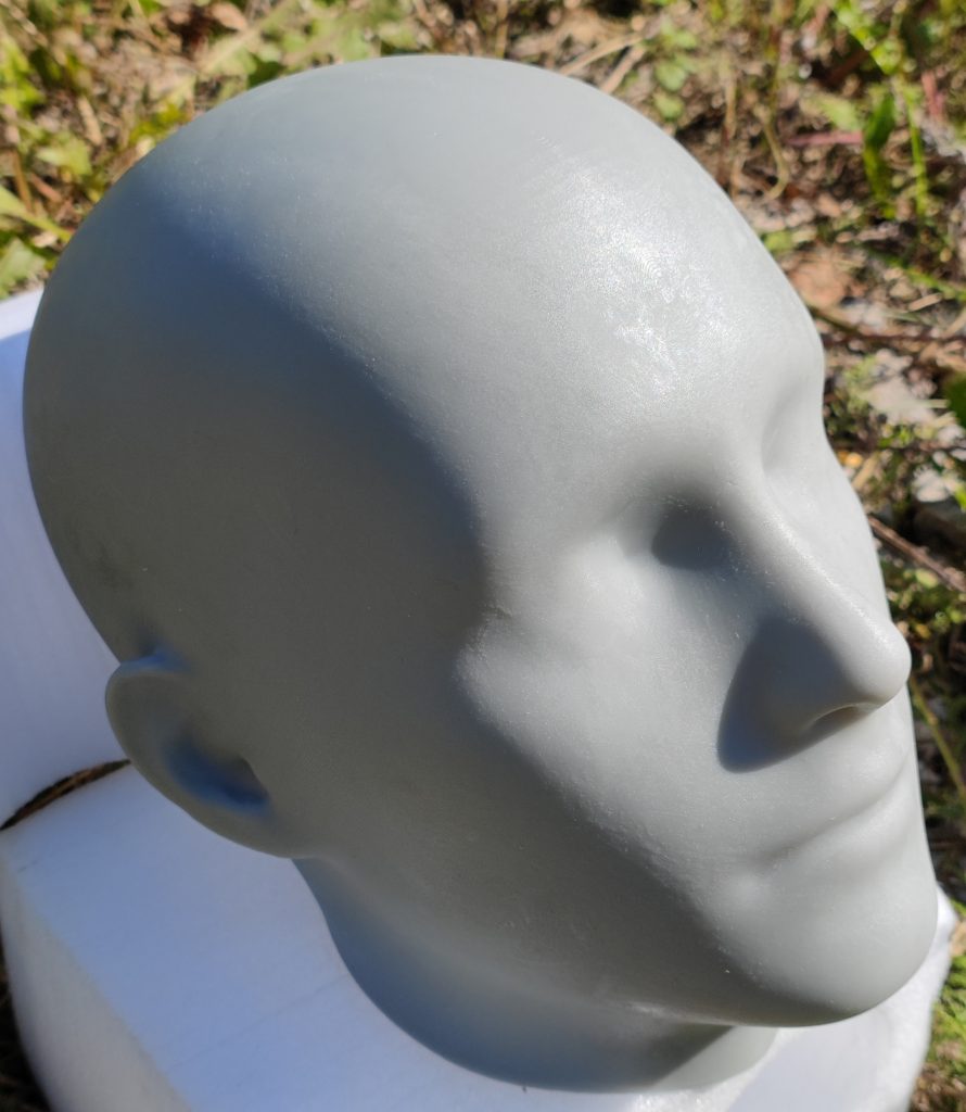 SMK3D _ 3D printed Head with grey resin_ PEOPOLY PHENOM L1