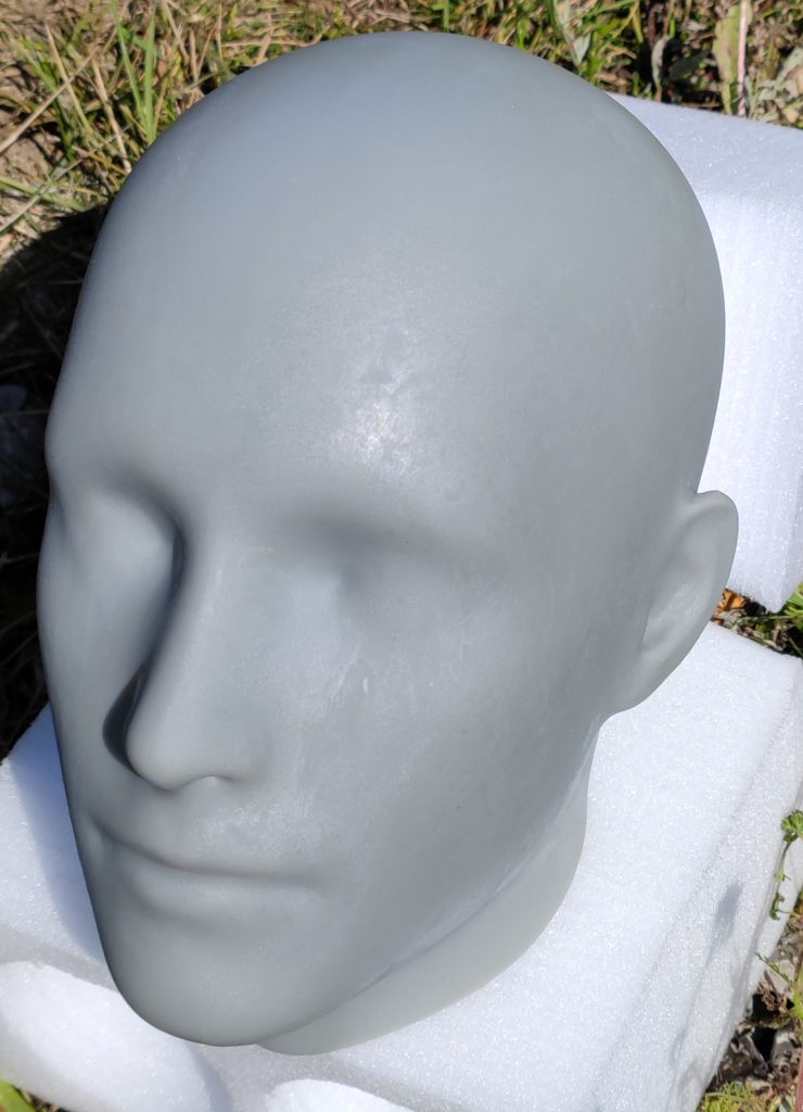 SMK3D _ 3D printed Head with grey resin_ PEOPOLY PHENOM L3
