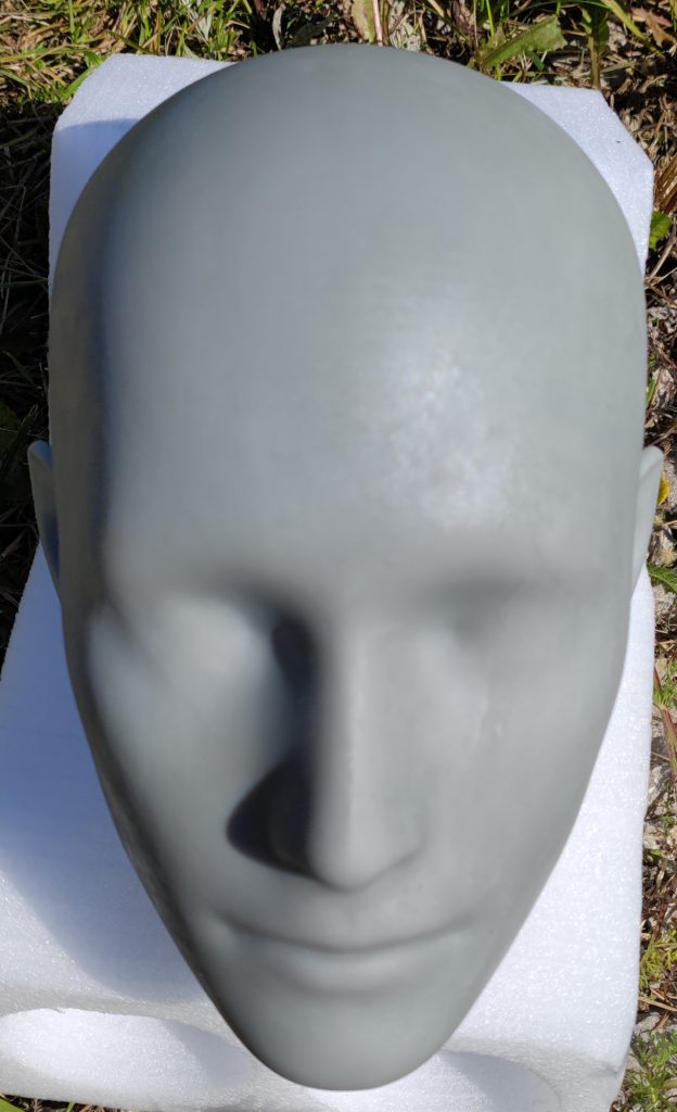 SMK3D _ 3D printed Head with grey resin_ PEOPOLY PHENOM L4